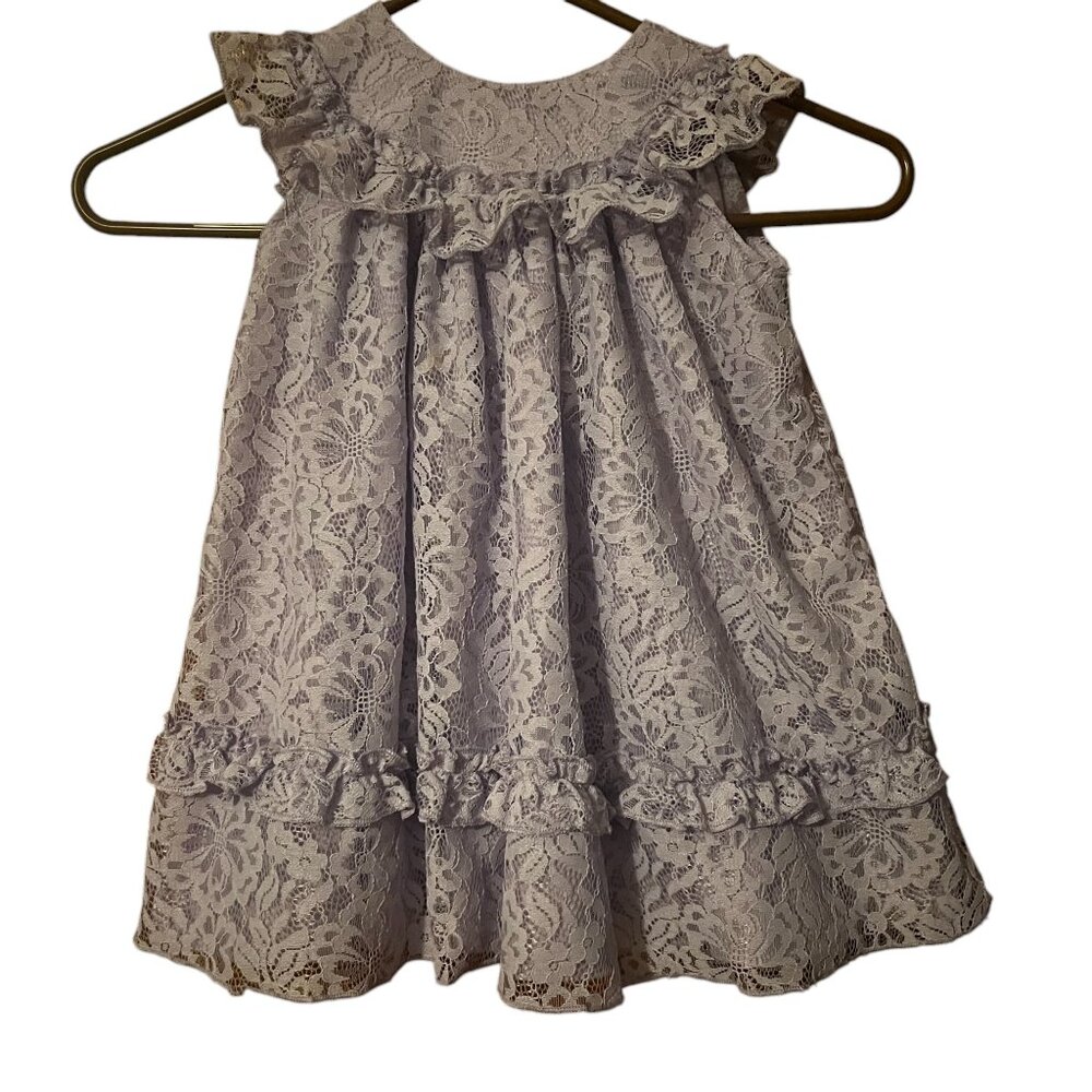 Like New} Wonder Nation Toddler Girl's Lavender Lace Dress, Size 2T